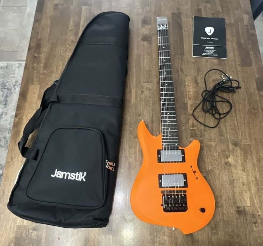 Jamstik Studio MIDI Guitar - Orange w/ Gig Bag